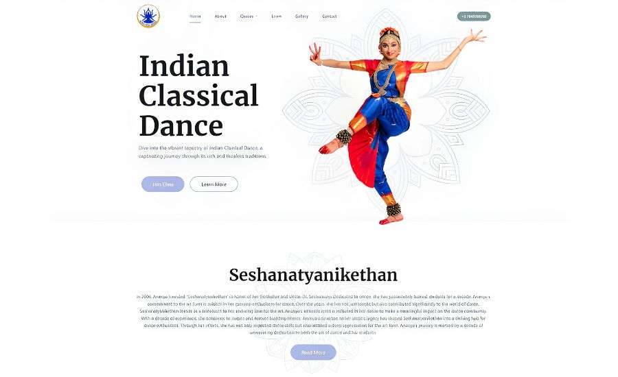 Seshanatyanikethan-Project-ControlN-CN-Technologies-Website-Development-Company-Udumalpet-Coimbatore-Chennai