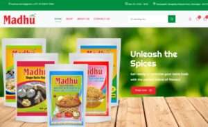 Madhu Products-Project-Banner -ControlN-CN-Technologies-Website-Development-Company-Udumalpet-Coimbatore-Chennai