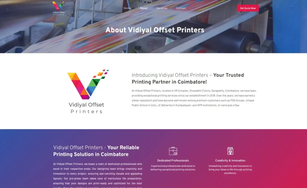Vidiyal-Printers-Project-ControlN-CN-Technologies-Website-Development-Company-Udumalpet-Coimbatore-Chennai